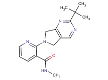 2-(2-tert-butyl-5,7-dihydro-6H-pyrrolo[3,4-d]pyrimidin-6-yl)-N-methylnicotinamide