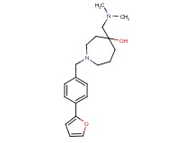 4-[(dimethylamino)methyl]-1-[4-(2-furyl)benzyl]-4-azepanol