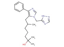 2,6-dimethyl-7-[4-phenyl-1-(1H-1,2,4-triazol-5-ylmethyl)-1H-imidazol-5-yl]heptan-2-ol