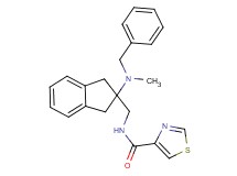 N-({2-[benzyl(methyl)amino]-2,3-dihydro-1H-inden-2-yl}methyl)-1,3-thiazole-4-carboxamide