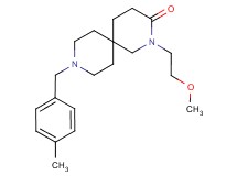 2-(2-methoxyethyl)-9-(4-methylbenzyl)-2,9-diazaspiro[5.5]undecan-3-one