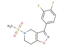 3-(3,4-difluorophenyl)-5-(methylsulfonyl)-4,5,6,7-tetrahydroisoxazolo[4,5-c]pyridine