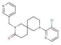 8-(3-chloro-2-pyridinyl)-2-(3-pyridinylmethyl)-2,8-diazaspiro[5.5]undecan-3-one