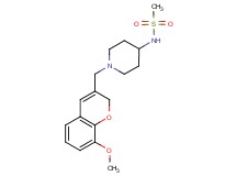 N-{1-[(8-methoxy-2H-chromen-3-yl)methyl]piperidin-4-yl}methanesulfonamide