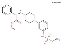 methyl (2S)-[(1-{3-[(ethylsulfonyl)amino]phenyl}-4-piperidinyl)amino](phenyl)acetate