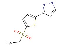 3-[5-(ethylsulfonyl)-2-thienyl]-1H-pyrazole