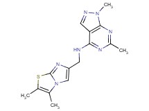 N-[(2,3-dimethylimidazo[2,1-b][1,3]thiazol-6-yl)methyl]-1,6-dimethyl-1H-pyrazolo[3,4-d]pyrimidin-4-amine