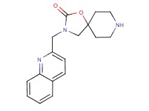 3-(2-quinolinylmethyl)-1-oxa-3,8-diazaspiro[4.5]decan-2-one dihydrochloride