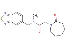 N-(2,1,3-benzothiadiazol-5-ylmethyl)-N-methyl-2-(2-oxoazepan-1-yl)acetamide