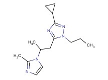 3-cyclopropyl-5-[2-(2-methyl-1H-imidazol-1-yl)propyl]-1-propyl-1H-1,2,4-triazole