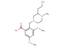 2-{[3-(2-hydroxyethyl)-4-methylpiperazin-1-yl]methyl}-3,5-dimethoxybenzoic acid