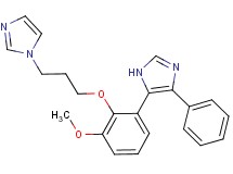 5-{2-[3-(1H-imidazol-1-yl)propoxy]-3-methoxyphenyl}-4-phenyl-1H-imidazole