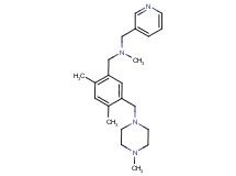 1-{2,4-dimethyl-5-[(4-methylpiperazin-1-yl)methyl]phenyl}-N-methyl-N-(pyridin-3-ylmethyl)methanamine