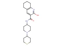 2-hydroxy-N-[1-(tetrahydro-2H-thiopyran-4-yl)-4-piperidinyl]-5,6,7,8-tetrahydro-3-quinolinecarboxamide