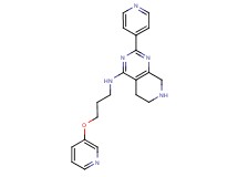 2-pyridin-4-yl-N-[3-(pyridin-3-yloxy)propyl]-5,6,7,8-tetrahydropyrido[3,4-d]pyrimidin-4-amine
