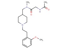 N~2~-acetyl-N~1~-({1-[2-(2-methoxyphenyl)ethyl]-4-piperidinyl}methyl)-N~1~-methylglycinamide
