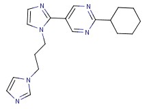 2-cyclohexyl-5-{1-[3-(1H-imidazol-1-yl)propyl]-1H-imidazol-2-yl}pyrimidine