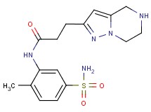 N-[5-(aminosulfonyl)-2-methylphenyl]-3-(4,5,6,7-tetrahydropyrazolo[1,5-a]pyrazin-2-yl)propanamide