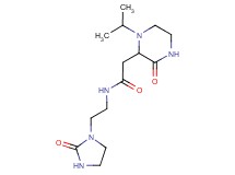2-(1-isopropyl-3-oxopiperazin-2-yl)-N-[2-(2-oxoimidazolidin-1-yl)ethyl]acetamide