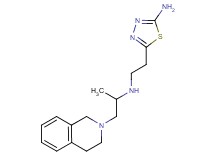 5-(2-{[2-(3,4-dihydroisoquinolin-2(1H)-yl)-1-methylethyl]amino}ethyl)-1,3,4-thiadiazol-2-amine