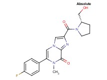 6-(4-fluorophenyl)-2-{[(2S)-2-(hydroxymethyl)pyrrolidin-1-yl]carbonyl}-7-methylimidazo[1,2-a]pyrazin-8(7H)-one