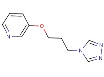 3-[3-(4H-1,2,4-triazol-4-yl)propoxy]pyridine