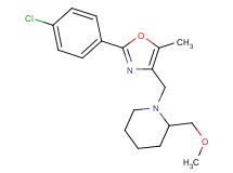 1-{[2-(4-chlorophenyl)-5-methyl-1,3-oxazol-4-yl]methyl}-2-(methoxymethyl)piperidine