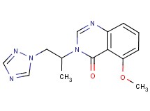 5-methoxy-3-[1-methyl-2-(1H-1,2,4-triazol-1-yl)ethyl]quinazolin-4(3H)-one