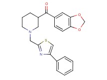 1,3-benzodioxol-5-yl{1-[(4-phenyl-1,3-thiazol-2-yl)methyl]-3-piperidinyl}methanone
