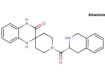 1-[(3R)-1,2,3,4-tetrahydro-3-isoquinolinylcarbonyl]-1',4'-dihydro-3'H-spiro[piperidine-4,2'-quinoxalin]-3'-one dihydrochloride