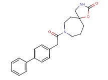 8-(4-biphenylylacetyl)-1-oxa-3,8-diazaspiro[4.6]undecan-2-one