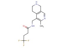 4,4,4-trifluoro-N-[(3-methyl-5,6,7,8-tetrahydro-2,7-naphthyridin-4-yl)methyl]butanamide