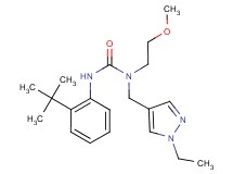 N'-(2-tert-butylphenyl)-N-[(1-ethyl-1H-pyrazol-4-yl)methyl]-N-(2-methoxyethyl)urea