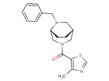 (1R*,5R*)-6-benzyl-3-[(4-methyl-1,3-thiazol-5-yl)carbonyl]-3,6-diazabicyclo[3.2.2]nonane