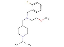 (2-fluorobenzyl)[(1-isopropylpiperidin-4-yl)methyl](2-methoxyethyl)amine