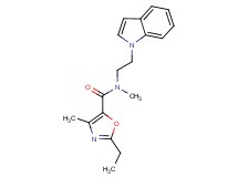 2-ethyl-N-[2-(1H-indol-1-yl)ethyl]-N,4-dimethyl-1,3-oxazole-5-carboxamide