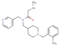 N~2~-methyl-N~1~-{[1-(2-methylbenzyl)-4-piperidinyl]methyl}-N~1~-(3-pyridinylmethyl)glycinamide dihydrochloride