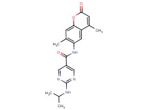 N-(4,7-dimethyl-2-oxo-2H-chromen-6-yl)-2-(isopropylamino)pyrimidine-5-carboxamide