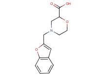 4-(1-benzofuran-2-ylmethyl)-2-morpholinecarboxylic acid