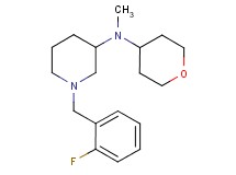 1-(2-fluorobenzyl)-N-methyl-N-(tetrahydro-2H-pyran-4-yl)-3-piperidinamine