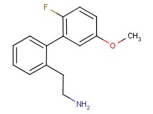 2-(2'-fluoro-5'-methoxybiphenyl-2-yl)ethanamine