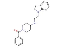 1-benzoyl-N-[2-(2,3-dihydro-1H-indol-1-yl)ethyl]piperidin-4-amine