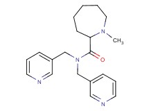 1-methyl-N,N-bis(pyridin-3-ylmethyl)azepane-2-carboxamide