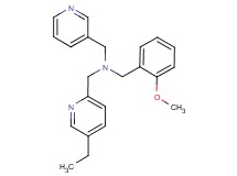 1-(5-ethylpyridin-2-yl)-N-(2-methoxybenzyl)-N-(pyridin-3-ylmethyl)methanamine
