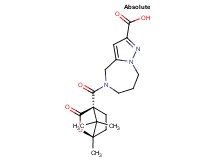 5-{[(1R,4S)-1,7,7-trimethyl-3-oxo-2-oxabicyclo[2.2.1]hept-4-yl]carbonyl}-5,6,7,8-tetrahydro-4H-pyrazolo[1,5-a][1,4]diazepine-2-carboxylic acid