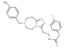 2-(4-fluorophenyl)-N-{2-[7-(4-methylbenzyl)-6,7,8,9-tetrahydro-5H-[1,2,4]triazolo[4,3-d][1,4]diazepin-3-yl]ethyl}acetamide