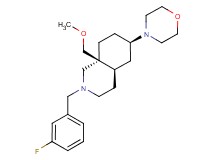 (4aR*,6R*,8aS*)-2-(3-fluorobenzyl)-8a-(methoxymethyl)-6-(4-morpholinyl)decahydroisoquinoline