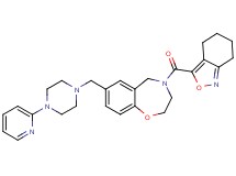 7-[(4-pyridin-2-ylpiperazin-1-yl)methyl]-4-(4,5,6,7-tetrahydro-2,1-benzisoxazol-3-ylcarbonyl)-2,3,4,5-tetrahydro-1,4-benzoxazepine