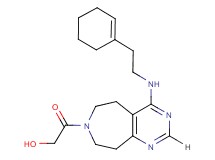 2-{4-[(2-cyclohex-1-en-1-ylethyl)amino]-5,6,8,9-tetrahydro-7H-pyrimido[4,5-d]azepin-7-yl}-2-oxoethanol