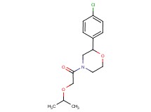 2-(4-chlorophenyl)-4-(isopropoxyacetyl)morpholine